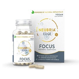 Συμπλήρωμα Διατροφής  για Συγκέντρωση & Διαύγεια Edge Focus  Neubria  60 caps