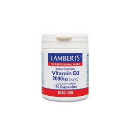 Lamberts  Βιταμίνη D3 Vitamin D3 2000IU 120caps