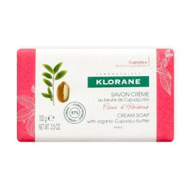 KLORANE SAVON CREME CUPUAÇU FLEUR DHIBISCUS ΆΝΘΟΣ ΙΒΙΣΚΟΥ ΣΤΕΡΕΗ ΠΛΑΚΑ ΣΑΠΟΥΝΙΟΥ 100gr