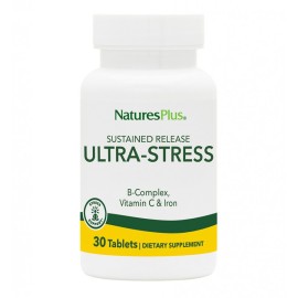 Συμπλήρωμα Διατροφής για Διαχείριση Του  Άγχους Σταδιακής Αποδέσμευσης Ultra Stress With Iron Sustained Release Natures Plus 30 tabs
