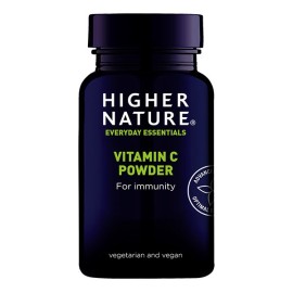 Higher Nature Vitamin C Powder 500iu Συμπλήρωμα Διατροφής με Βιταμίνη C Χαμηλής Οξύτητας σε Σκόνη 60gr