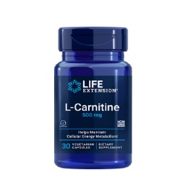 L-Καρνιτίνη 500mg L-Carnitine Life Extension 30 caps