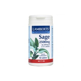 Lamberts Εκχύλισμα Φασκόμηλου Sage 2500mg 90tabs