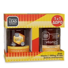 Pharma Lead Promo Propolis Plus Immune Protect Συμπλήρωμα Διατροφής με Πρόπολη 30softgels & ΔΩΡΟ Vitamin C 1000mg Time Release 30tabs Βιταμίνη για Ανοσοποιητικό