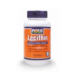 Συμπλήρωμα Λεκιθίνης 1200mg Lecithin 1200mg Now 100 softgels