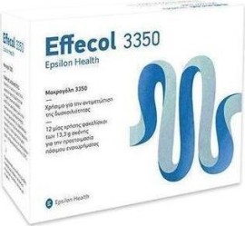 Συμπλήρωμα Διατροφής για Δυσκοιλιότητα Effecol 3350 Epsilon Health 12 sachets