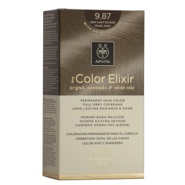 Βαφή Μαλλιών Ξανθό Πολύ Ανοιχτό Περλέ Μπεζ 9.87 My Color Elixir Apivita 50 ml