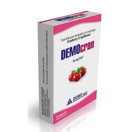 Συμπλήρωμα Διατροφής με Εκχύλισμα Cranberry και Προβιοτικά Democran Demo 28 caps