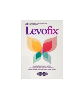 Uni-Pharma Levofix Συμπλήρωμα Διατροφής για τον Θυροειδή 30 ταμπλέτες
