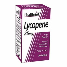 Συμπλήρωμα Διατροφής Με Αντιοξειδωτικές Ιδιότητες Lycopene (25mg) Health Aid Caps 30 Τμχ