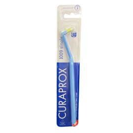 Curaden Curaprox 1009 Single Οδοντόβουρτσα για Ορθοδοντικούς Μηχανισμούς σε Γαλάζιο Χρώμα
