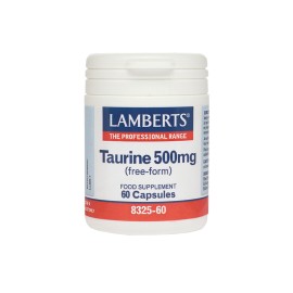 Lamberts Ταυρίνη Taurine 500mg 60caps