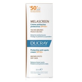 Ducray Melascreen Αντηλιακό Προσώπου για Ξηρό Δέρμα με Καφέ Κηλίδες SPF50+ 50ml