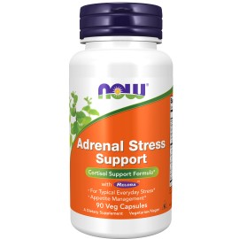 Συμπλήρωμα Διατροφή για Ρύθμιση των Επιπέδων Κορτιζόλης Adrenal Stress Support (Super Cortisol Support) Now 90 vcaps