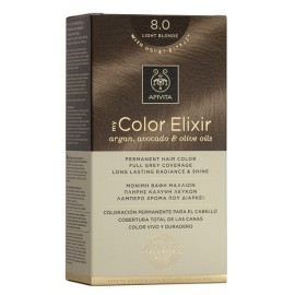 Βαφή Μαλλιών Ξανθό Ανοιχτό 8.0 My Color Elixir Apivita 50 ml