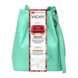 Vichy Promo Liftactiv Collagen Specialist κρέμα ημέρας 50ml & ΔΩΡΟ αντηλιακό προσώπου UV Age Daily spf 50+ 15ml σε μοντέρνο τσαντάκι