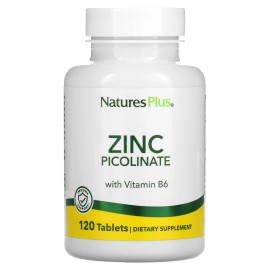 Natures Plus Φόρμουλα Με Ψευδάργυρο & Βιταμίνη B6 Zinc Picolinate w/B6 120 tabs