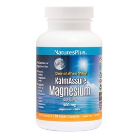 Natures Plus Συμπλήρωμα Διατροφής Με Μαγνήσιο Για Την Διαχείριση του Άγχους KalmAssure Magnesium 400 mg 90 Tabs