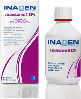 Inaden Chlorhexidine 0.12% Mouthwash Στοματικό Διάλυμα 250ml