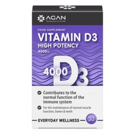 Agan Βιταμίνη D3 Vitamin D3 4000IU Every Day Wellness 30tabs