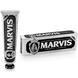 Marvis Amarelli Licorice Toothpaste Οδοντόκρεμα με Μέντα Γλυκόριζα και Ξυλιτόλη 85ml
