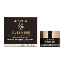 Apivita Κρέμα Ματιών Απόλυτης Αντιγήρανσης Queen Bee Eye Cream 15 ml