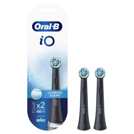 Oral-B iO Ultimate Clean Black Κεφαλές Βουρτσίσματος  2 τμχ