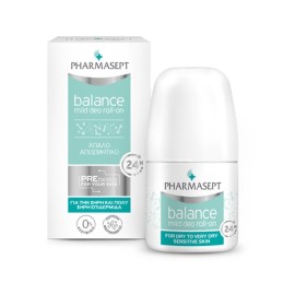 Απαλό Αποσμητικό Roll-On 24h Balance Mild Deo Roll-On Pharmasept 50 ml