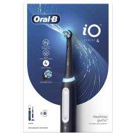Oral-B iO Series 4 Black Hλεκτρική Οδοντόβουρτσα σε Μαύρο Χρώμα
