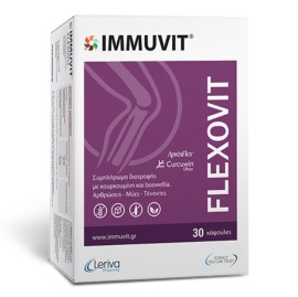 Leriva Pharma Flexovit Συμπλήρωμα Διατροφής για Προστασία των Αρθρώσεων, Μυών και Τενόντων 30 caps