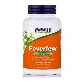 Συμπλήρωμα Διατροφής Αντιπυρετικό Feverfew 400mg Now 100 caps