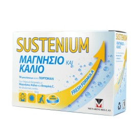 Συμπλήρωμα Διατροφής Sustenium Μαγνήσιο & Κάλιο Menarini Φακελίσκοι 14 Tμχ