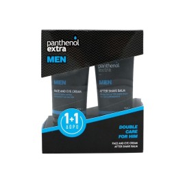 MEDISEI PANTHENOL EXTRA MEN FACE & EYE CREAM 75ml + ΔΩΡΟ EXTRA MEN AFTER SHAVE BALM 75ml