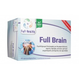 Full Health Συμπλήρωμα Διατροφής για Βέλτιστη Γνωσιακή  Λειτουργία Full Brain  60caps