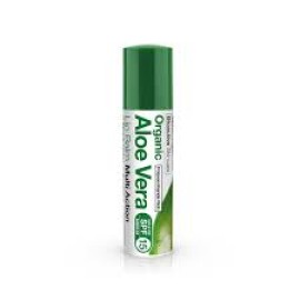Ενυδατικό Balm Χειλιών Με Βιολογική Αλόη Aloe Vera Lip Balm Dr. Organic 5,7 ml