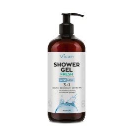 Ανδρικό Αφρόλουτρο 3 ΣΕ 1 Shower Gel Fresh Musk & Sandalwood   3in1 Wise Men 500 ml