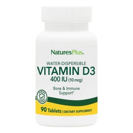Natures Plus Βιταμίνη D3 400 IU Vitamin D 400 I Water Dispersible   90 tabs