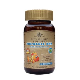 Solgar Συμπλήρωμα Διατροφής Λιπαρών Οξέων Μασώμενα για Παιδιά  Childrens Chewable DHA 90 chewie-gels