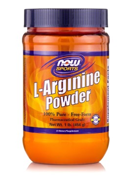 L-Αργινίνη Σε Σκόνη L-Arginine Powder Free Form Now Sports 454 gr