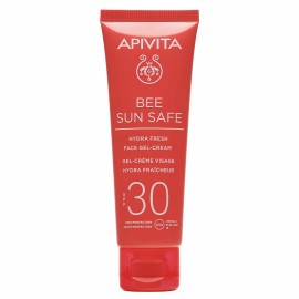 Αντηλιακή Κρέμα Προσώπου Ελαφριάς Υφής SPF30 Bee Sun Safe Apivita 50 ml