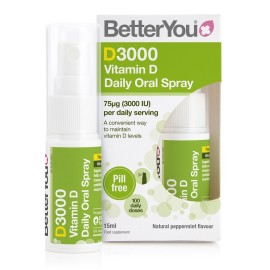 Βιταμίνη D3 σε Μορφή Σπρέι  D3000IU Better You 15ml