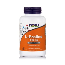L-Προλίνη 500 mg L-Proline 500mg Now 120vcaps