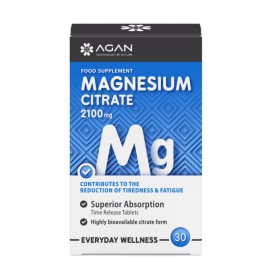 Agan Kιτρικό Μαγνήσιο Magnesium Citrate Every Day Wellness 2100mg 30tabs