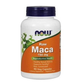 Ωμή Μάκα 750mg Maca Raw 750mg Now 90 caps