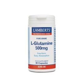 Lamberts Συμπλήρωμα Γλουταμίνης L-Glutamine 500mg 90caps