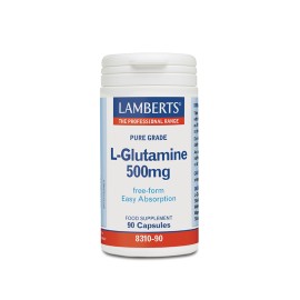 Lamberts Συμπλήρωμα Γλουταμίνης L-Glutamine 500mg 90caps