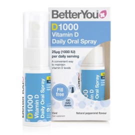 Βιταμίνη D3 σε Μορφή Σπρέι D1000IU Better You 15ml