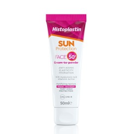 Αντηλιακή  Κρέμα Προσώπου SPF50+ Sun Protection Face Cream to Powder Histoplastin 50 ml
