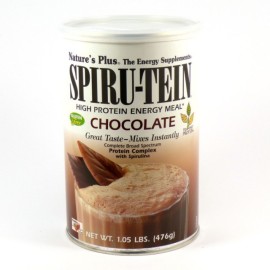 Πρωτεϊνούχα Φόρμουλα Για Ενέργεια Γεύση Σοκολατά Simply Natural Spiru-tein Chocolate Natures Plus 476 gr