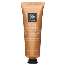 Τζέλ Ήπιας Απολέπισης με Βερίκοκο Face Scrub Apricot Apivita 50 ml